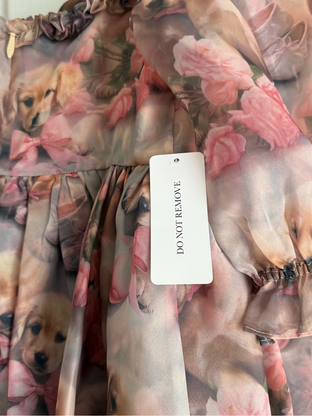 Selkie The Golden Paradise Mini Shabby Chic Dress - Picture 6 of 8